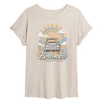 Juniors' Ford Bronco Rare Breed Oversized Tee