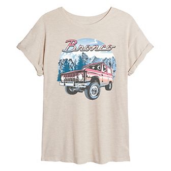 Juniors' Ford Bronco Mountain Oversized Tee