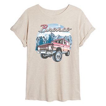 Juniors' Ford Bronco Mountain Oversized Tee