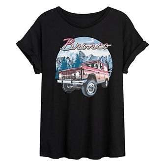 Juniors' Ford Bronco Mountain Oversized Tee