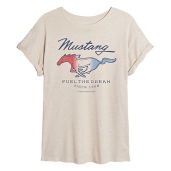 Juniors' Ford Mustang Fuel The Dream 1964 Oversized Tee