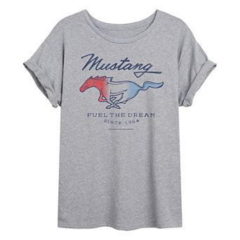 Juniors' Ford Mustang Fuel The Dream 1964 Oversized Tee