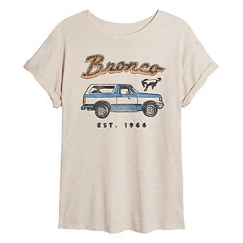 Juniors' Ford Bronco Est. 1966 Oversized Tee
