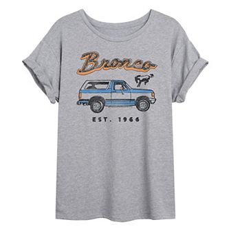 Juniors' Ford Bronco Est. 1966 Oversized Tee