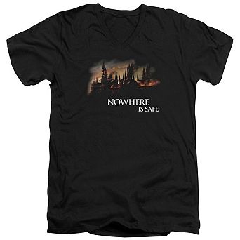 Harry Potter Burning Hogwarts Short Sleeve T-shirt