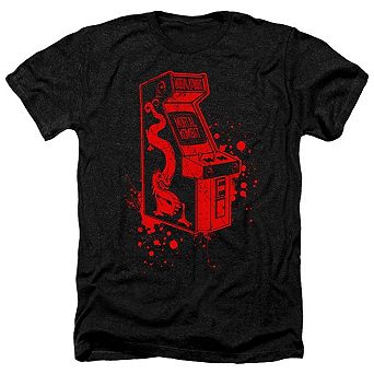 Mortal Kombat Klassic Insert Coin Adult Heather T-shirt