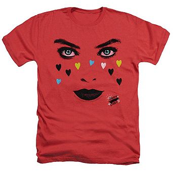 Birds Of Prey Red Harley Adult Heather T-shirt