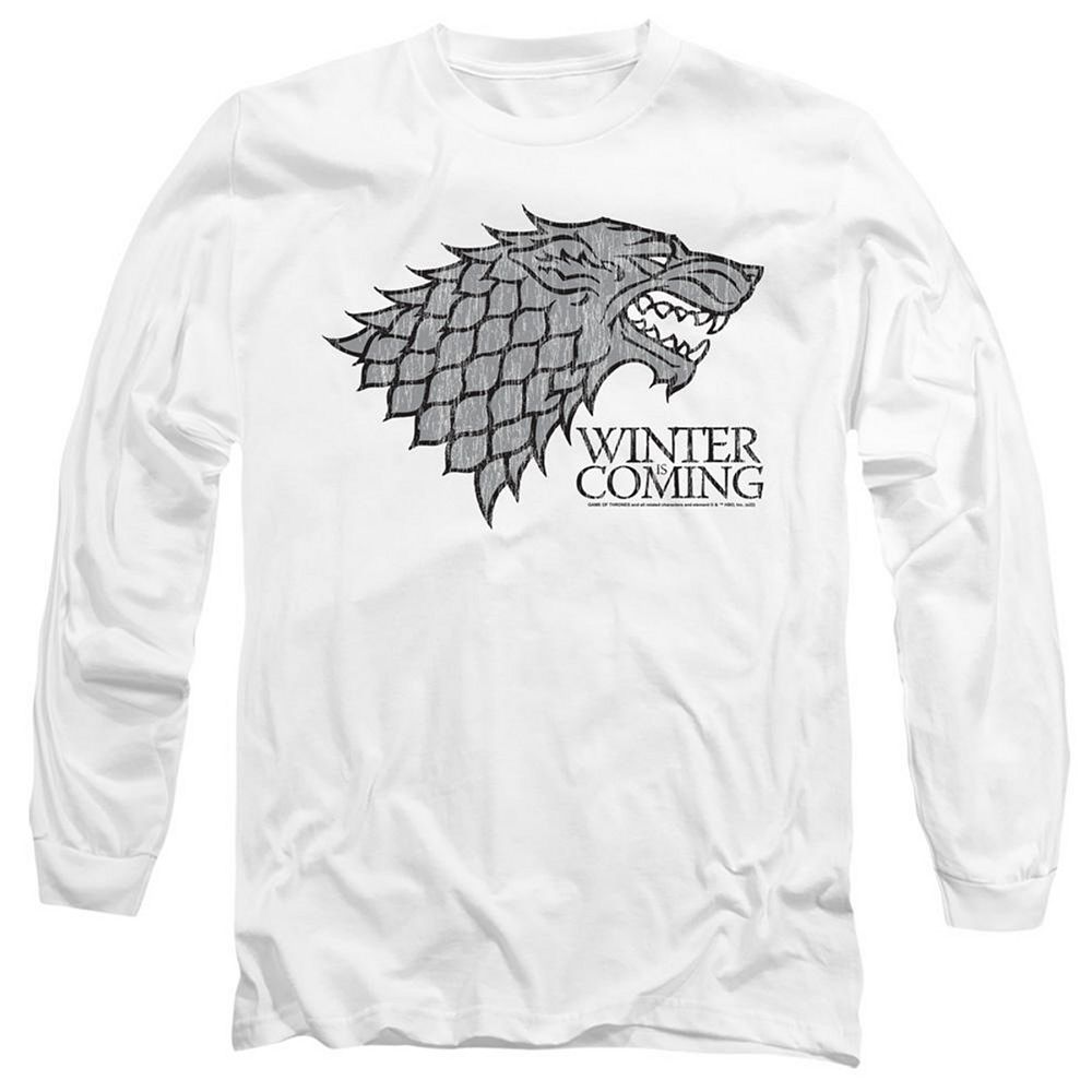 T-shirt Game Of Thrones 'Winter Is Coming' - Taille M, House Stark, Noir