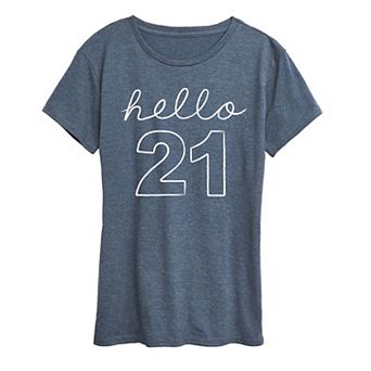 Women's Hello 21 Graphic Tee