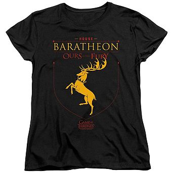Game Of Thrones House Baratheon Sigil Short Sleeve Women´s T-Shirt