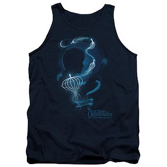 Fantastic Beasts 2 Newt Silhouette Adult Tank Top