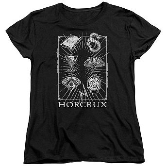 Harry Potter Horcrux Symbols Short Sleeve Womens T-shirt