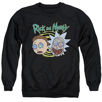 Rick And Morty Blown Minds Adult Crewneck Sweatshirt