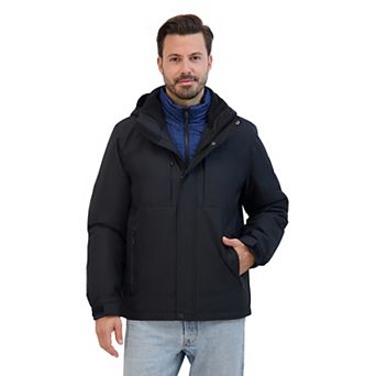 Men's ZeroXposur Grid Dobby 2-In-1 Hooded Shell with Inner Coat
