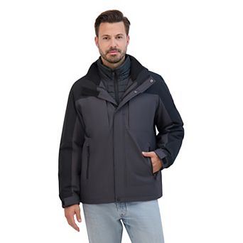 Men's ZeroXposur Grid Dobby 2-In-1 Hooded Shell with Inner Coat