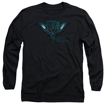 Fantastic Beasts Swooping Evil Long Sleeve Adult T-shirt
