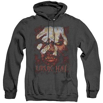 Lord Of The Rings Uruk Hai Adult Heather Hoodie