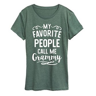 Women's My Favorite People Grammy Graphic Tee