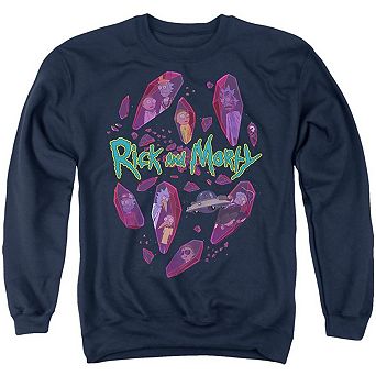 Rick And Morty Death Crystal Futures Adult Crewneck Sweatshirt