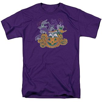 Looney Tunes Spooky Pals Short Sleeve Adult T-shirt