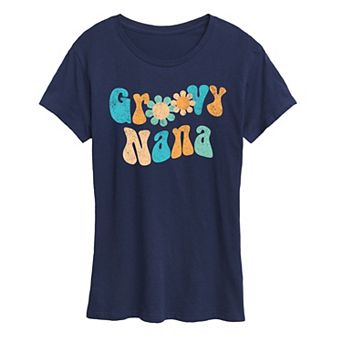 Women's Groovy Nana Graphic Tee