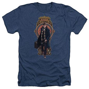 Fantastic Beasts Newt Scamander Adult Heather T-shirt