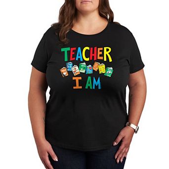 Plus Dr. Seuss Teacher I Am Graphic Tee