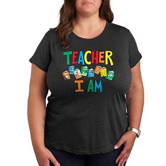 Plus Dr. Seuss Teacher I Am Graphic Tee