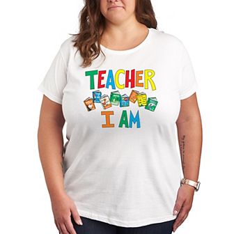 Plus Dr. Seuss Teacher I Am Graphic Tee