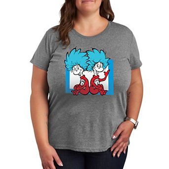 Plus Dr. Seuss Things 1 And 2 Graphic Tee