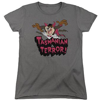 Looney Tunes Taz Terror Short Sleeve Womens T-shirt