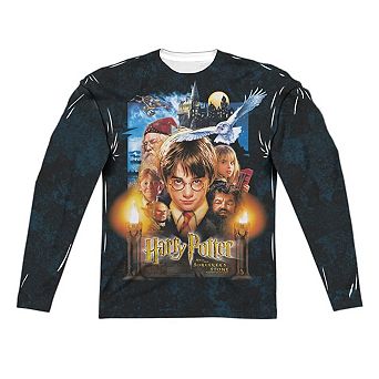 Harry Potter The Beginning Long Sleeve Adult Poly Crew T-shirt