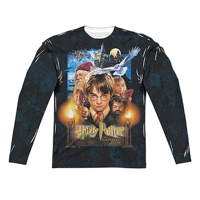 Harry Potter The Beginning Long Sleeve Adult Poly Crew T-shirt