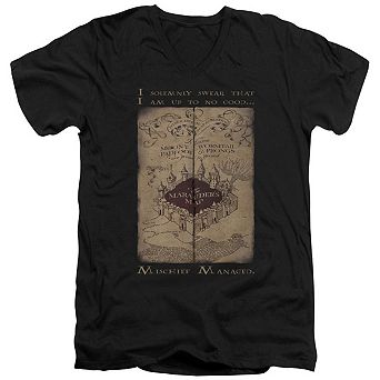 Harry Potter Marauders Map Words Short Sleeve T-shirt
