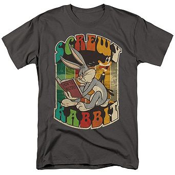 Looney Tunes Screwy Rabbit Short Sleeve Adult T-shirt