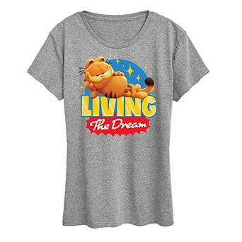 Women's The Garfield Movie Living The Dream Graphic Tee