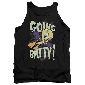 Looney Tunes Going Batty Adult Tank Top