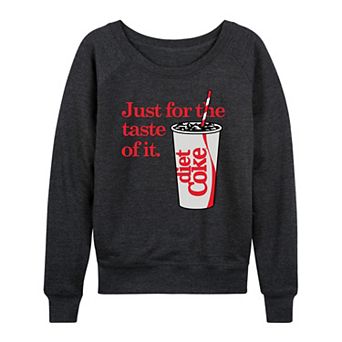 Women's Diet Coke For The Taste Of It French Terry Long Sleeve Tee