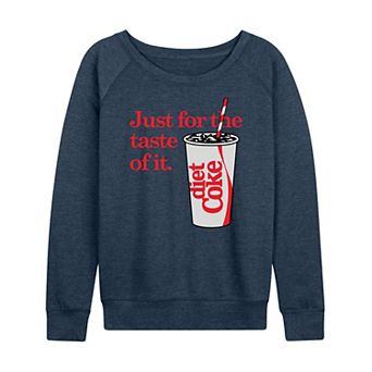 Women's Diet Coke For The Taste Of It French Terry Long Sleeve Tee