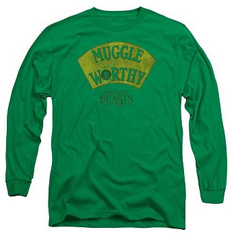 Fantastic Beasts Muggle Worthy Long Sleeve Adult T-shirt