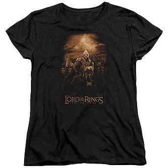Lord Of The Rings Riders Of Rohan Short Sleeve Womens T-shirt