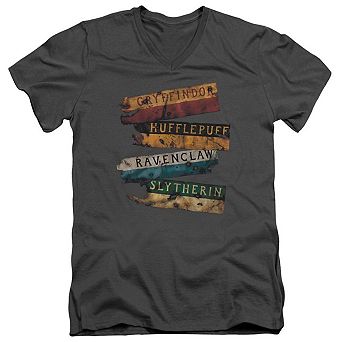 Harry Potter Burnt Banners Short Sleeve T-shirt