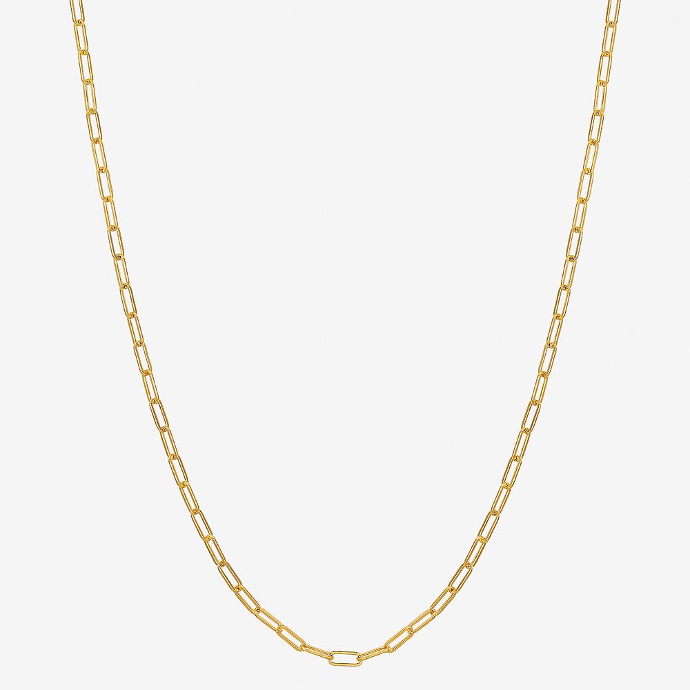 Aqua Moda Waterproof Stainless Steel Paperclip Necklace