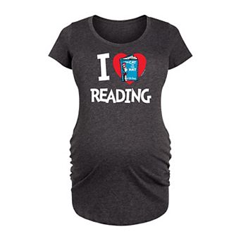 Maternity Dr. Seuss I Love Reading Graphic Tee