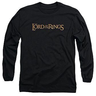 Lord Of The Rings Lotr Logo Long Sleeve Adult T-shirt