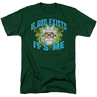Rick And Morty If God Exists Short Sleeve Adult T-shirt