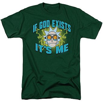 Rick And Morty If God Exists Short Sleeve Adult T-shirt