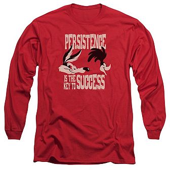Looney Tunes Persistence Long Sleeve Adult T-shirt