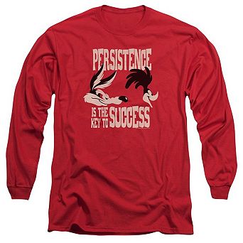 Looney Tunes Persistence Long Sleeve Adult T-shirt