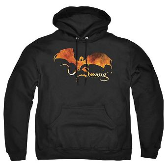 Hobbit Smaug On Fire Adult Pull Over Hoodie